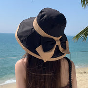 Bow fashion sun hat