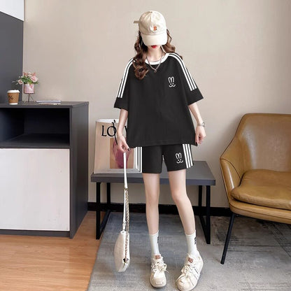 Summer Loose Casual Sporty Two-Piece Set
