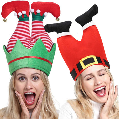 Creative and Quirky Rred Adult Christmas Hat