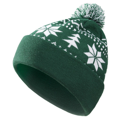 Knitted Jacquard Christmas Hat