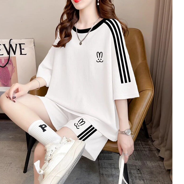Summer Loose Casual Sporty Two-Piece Set
