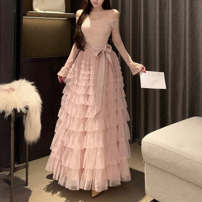 Sweet And Sexy Mesh Lace Birthday Dress