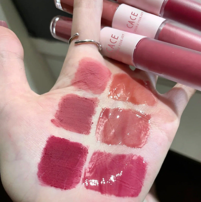 Double-Ended Lip Glaze 6 Colors Optional