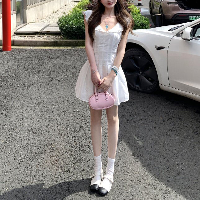 Sexy And Sweet White Dress