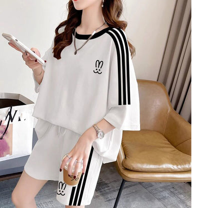 Summer Loose Casual Sporty Two-Piece Set