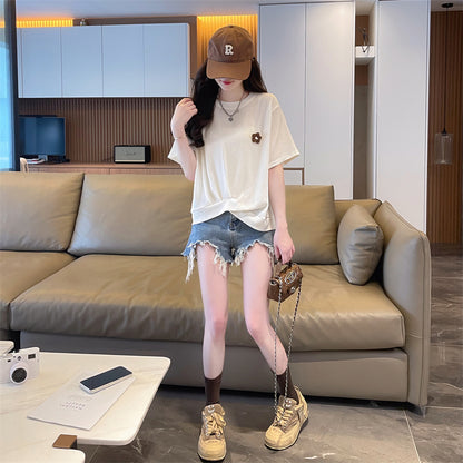 Irregular Fashionable Short-Sleeved T-Shirt