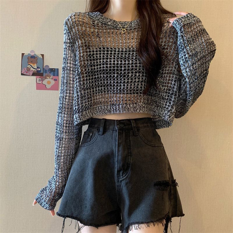 New Summer Lightweight Open-Knit Cover-Up