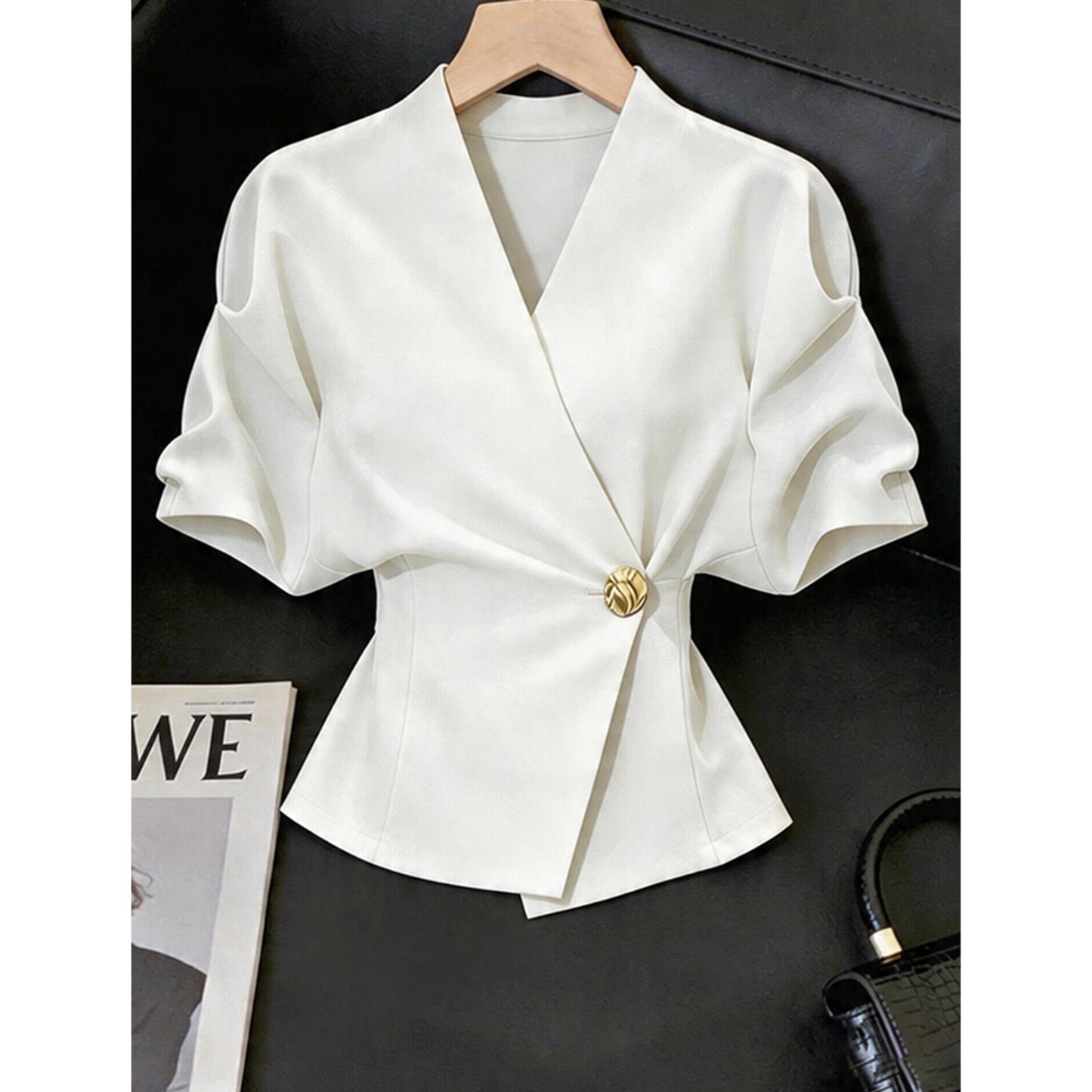White French-style Fitted Shirt