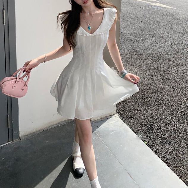 Sexy And Sweet White Dress