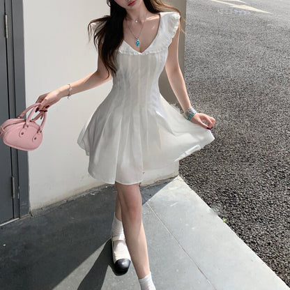 Sexy And Sweet White Dress