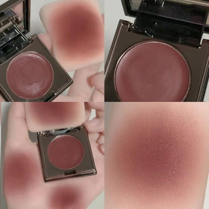 Small Square Lipstick Matte Fog Waterproof Non-Fading Lip Cheek Blush Multi-Purpose Cream