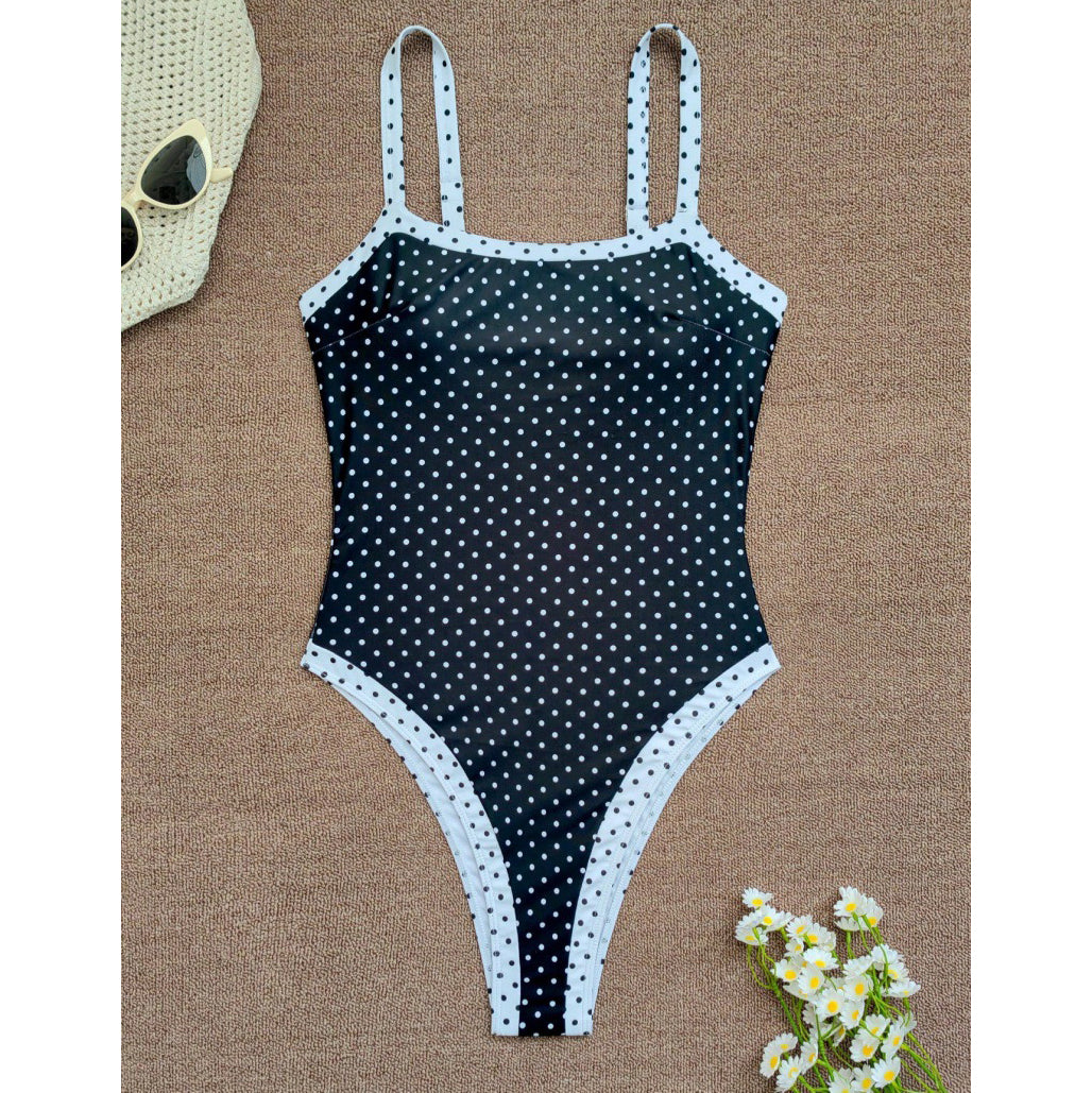 Sexy Color-Blocked Beach Bikini Swimsuit
