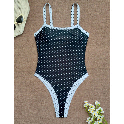 Sexy Color-Blocked Beach Bikini Swimsuit