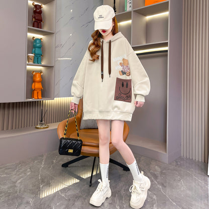 Fashionable Bear Hooded Sweatshirt