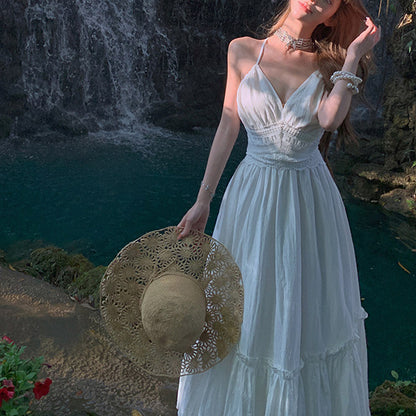 Sexy Halter Neck Backless Dress