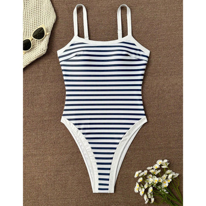 Sexy Color-Blocked Beach Bikini Swimsuit