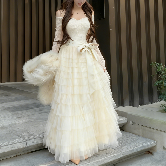 Sweet And Sexy Mesh Lace Birthday Dress