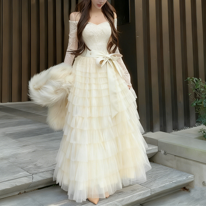 Sweet And Sexy Mesh Lace Birthday Dress