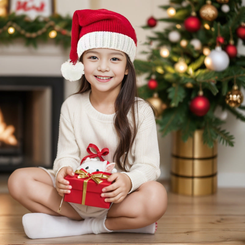 Knitted Santa Claus Hats for Adults and Children
