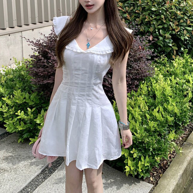 Sexy And Sweet White Dress