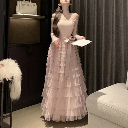 Sweet And Sexy Mesh Lace Birthday Dress