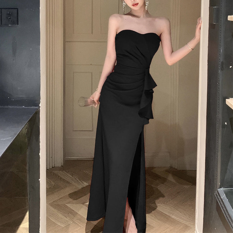 Sexy Strapless Fishtail Evening Dress