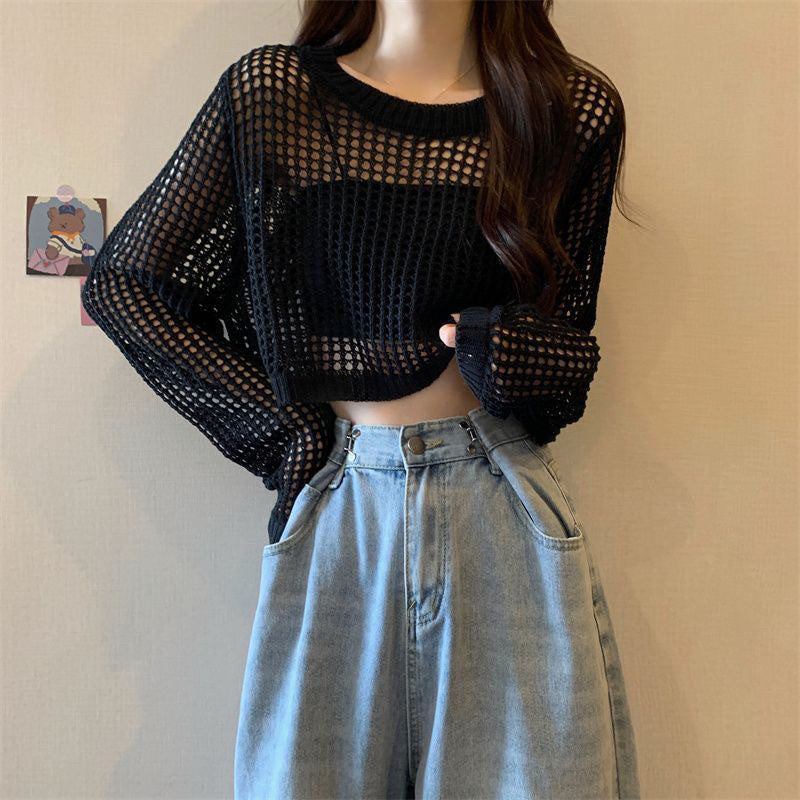 New Summer Lightweight Open-Knit Cover-Up
