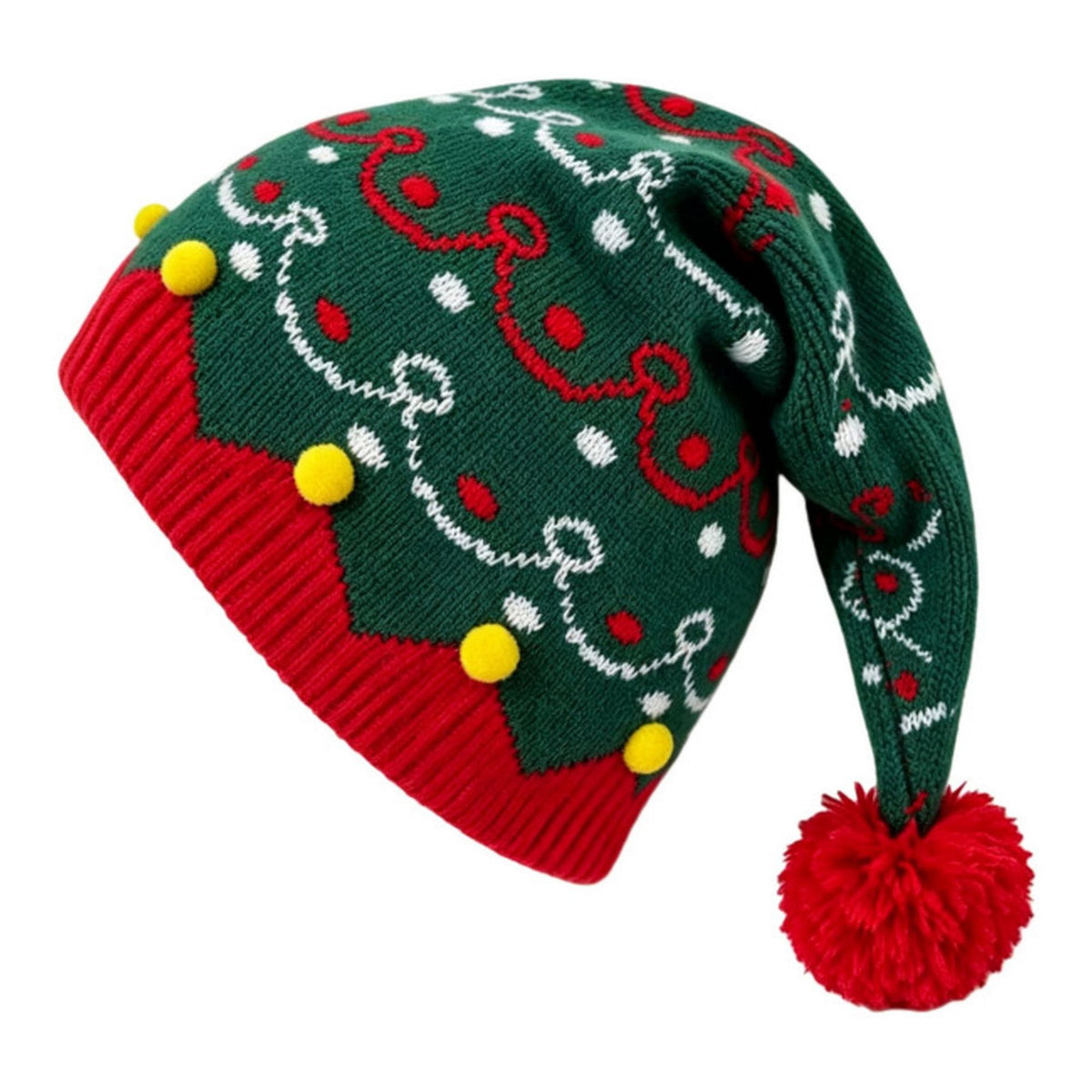 Knitted Santa Claus Hats for Adults and Children