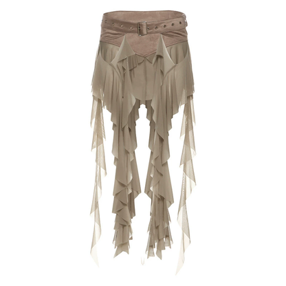 Fashionable and casual trendy irregular all-match ribbon waist belt