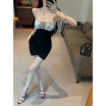 Sexy Sequined Sleeveless Dress