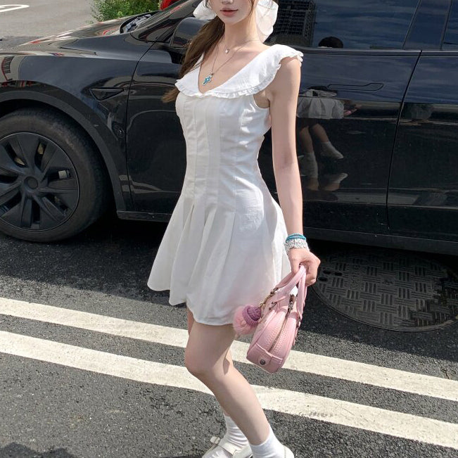 Sexy And Sweet White Dress