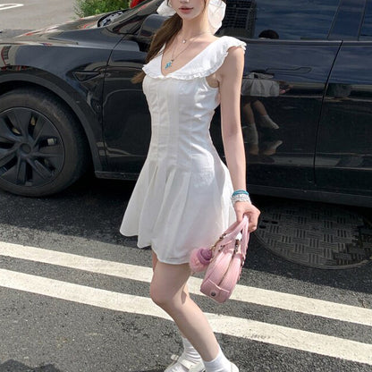 Sexy And Sweet White Dress
