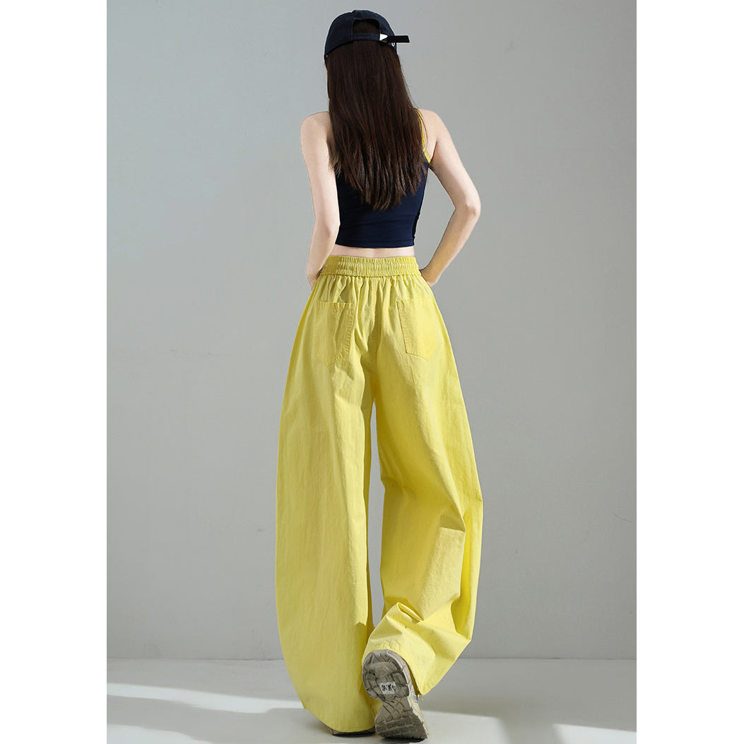 Fashionable Embroidered Lace Patchwork Curved Trousers