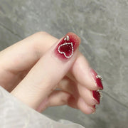 Water red ice chain bridal nail patch