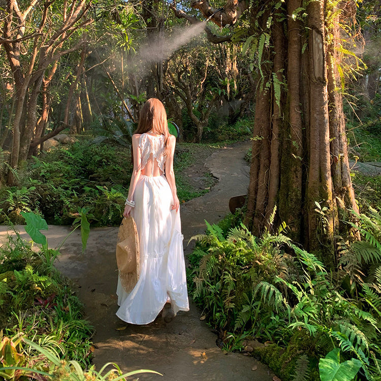 Sexy Halter Neck Backless Dress