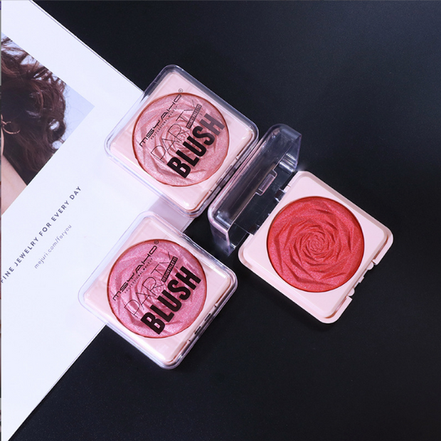 Nude makeup naturally brightens skin tone rouge monochrome blush