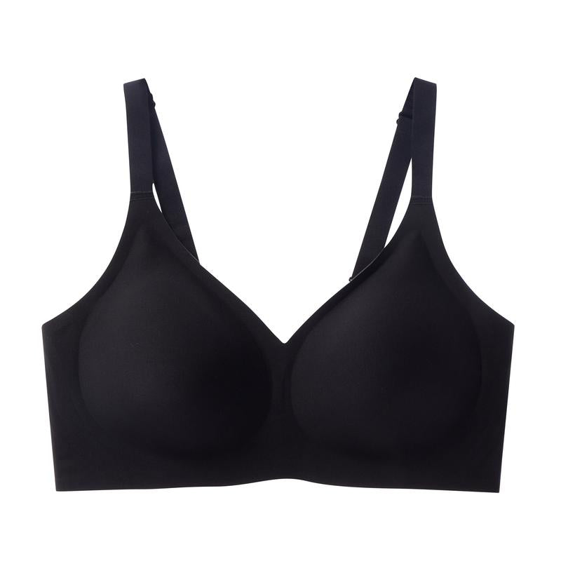 Jelly Wireless Women Comfortable Push Up Bras Wireless Seamless Full Coverage Bra Buttery Soft Everyday Tshirt Bra