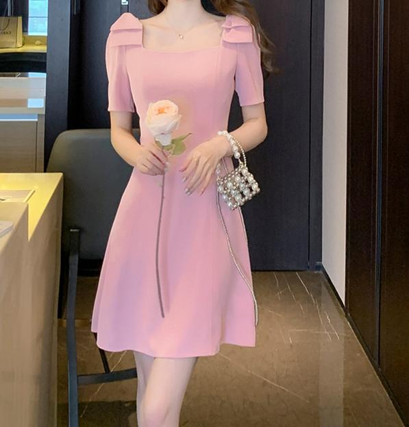 Sweet Bow A-Line Dress