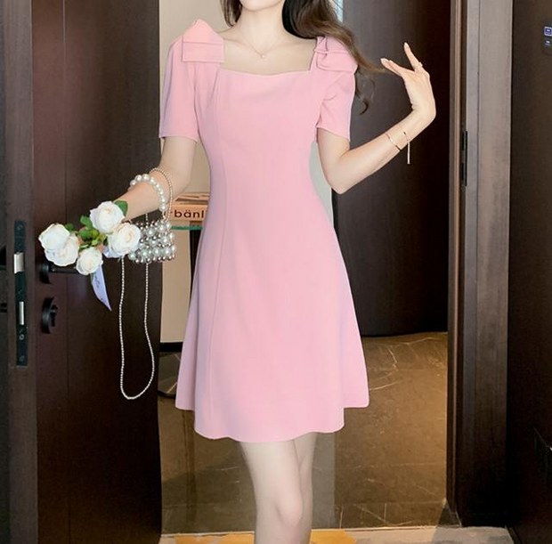 Sweet Bow A-Line Dress