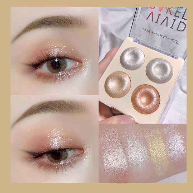 Glitter pearlescent brighten eyeshadow palette