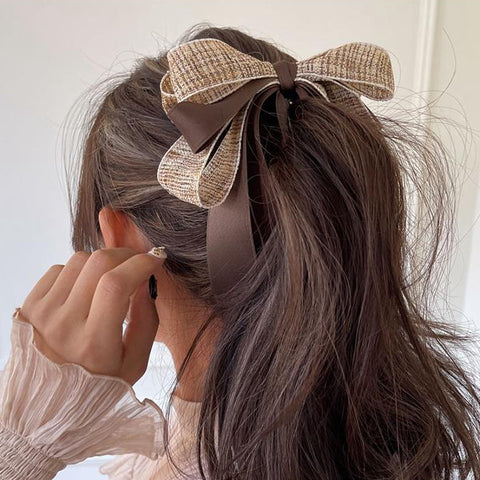 Bow Fixed Ponytail Fashion Hairpin