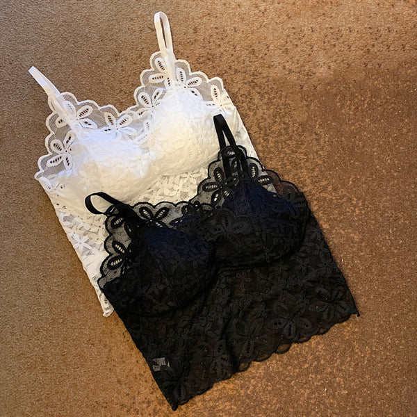 Lace Camisole With Chest Pad Underwear Wrapped Chest Top