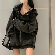 Casual Sport Style Oversized Hoodie