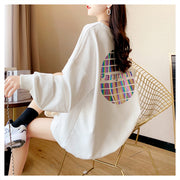 Milk Silk Composite Fleece Thick Sweatshirt