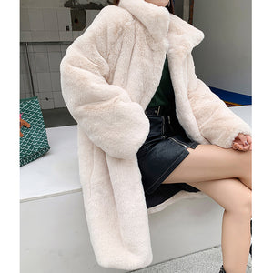 Haining Mink Fur Coat Whole Quilted