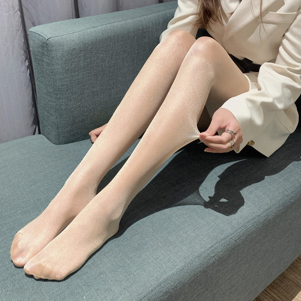 Oily Pearl Stockings Silky Pantyhose Socks