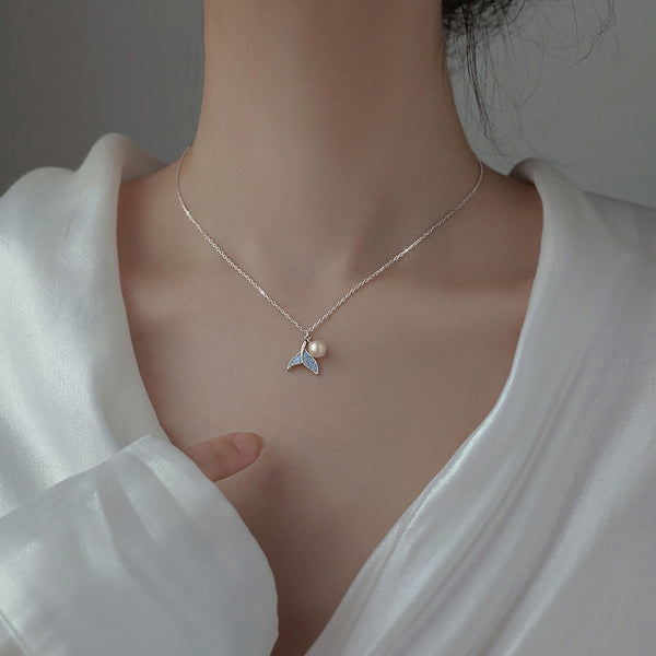 Mermaid Pearl Personality Clavicle Necklace