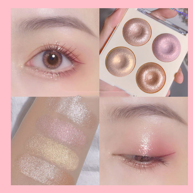 Glitter pearlescent brighten eyeshadow palette
