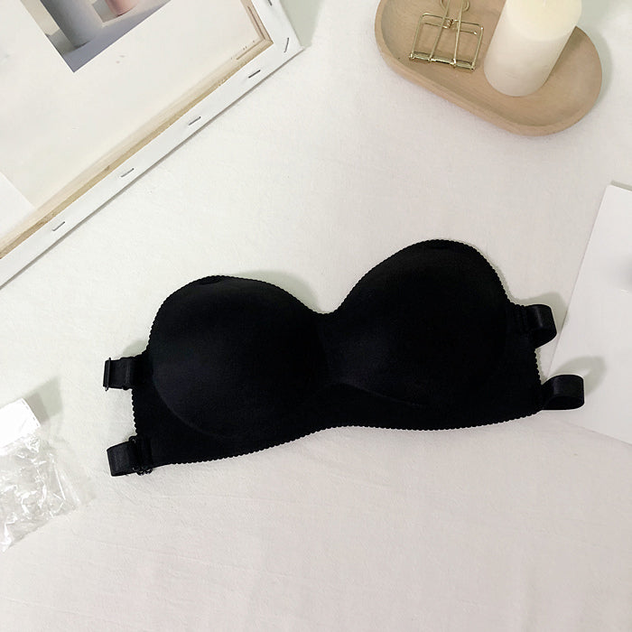 Cross Back Sexy Invisible Strapless Bra Lingerie