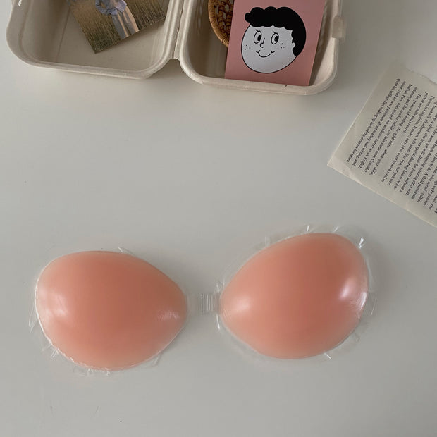 Silicone invisible bra pads small breast milk patch thin underwear